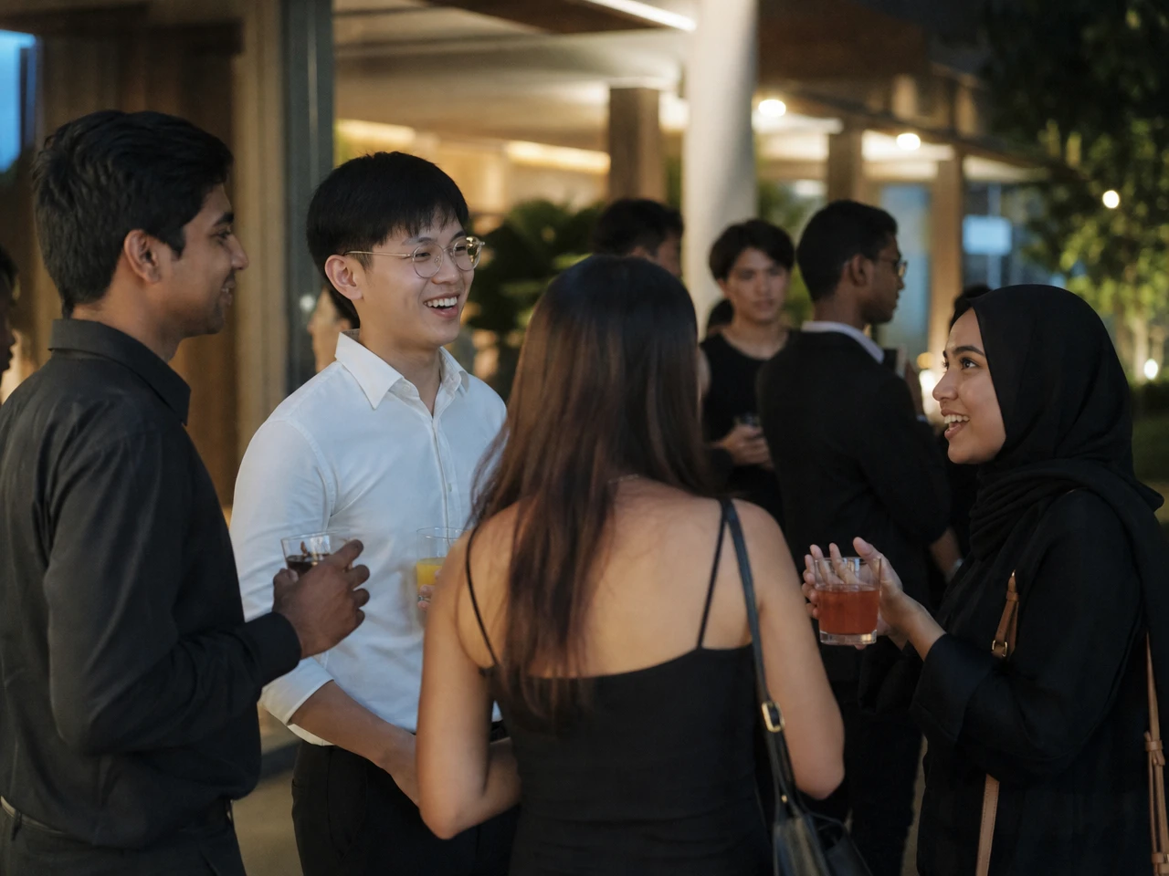 Students at a Cairnhill event.